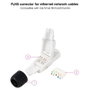Nanocable Conector RJ45 UTP Cat.6A Auto-Crimpable (10 Unidades) Blanco